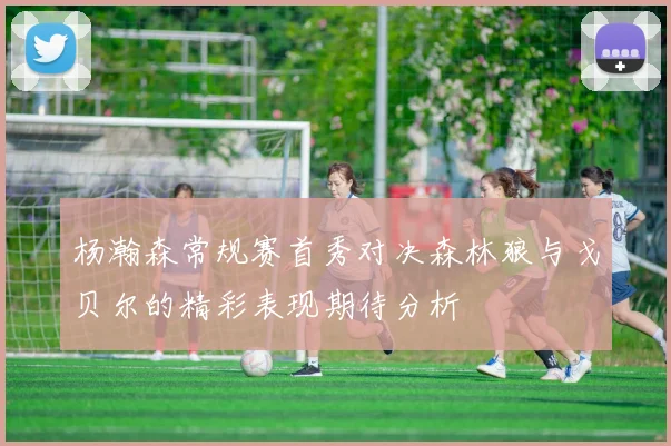 杨瀚森常规赛首秀对决森林狼与戈贝尔的精彩表现期待分析